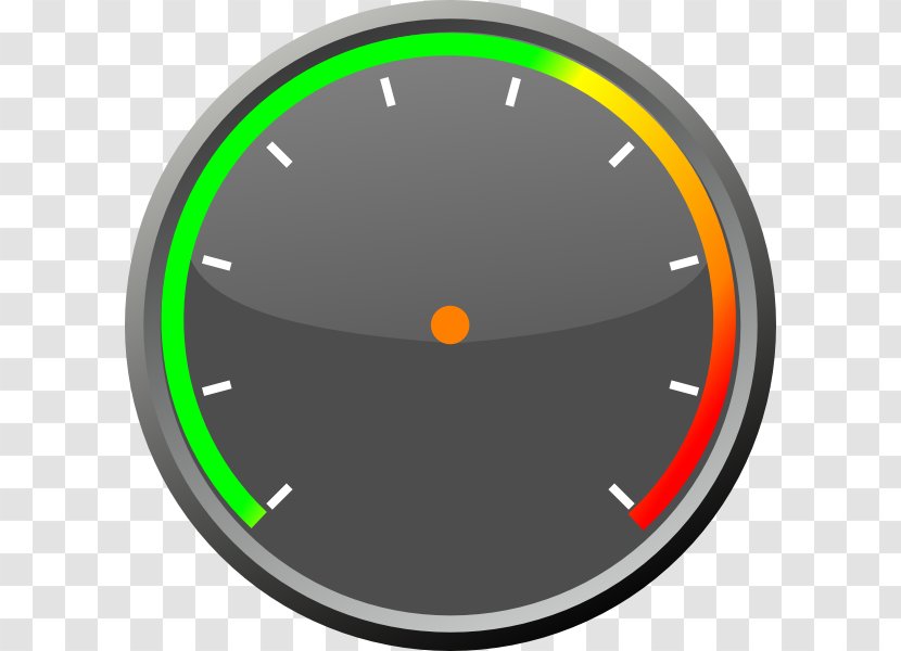 Gauge Temperature Clip Art - Speedometer Transparent PNG