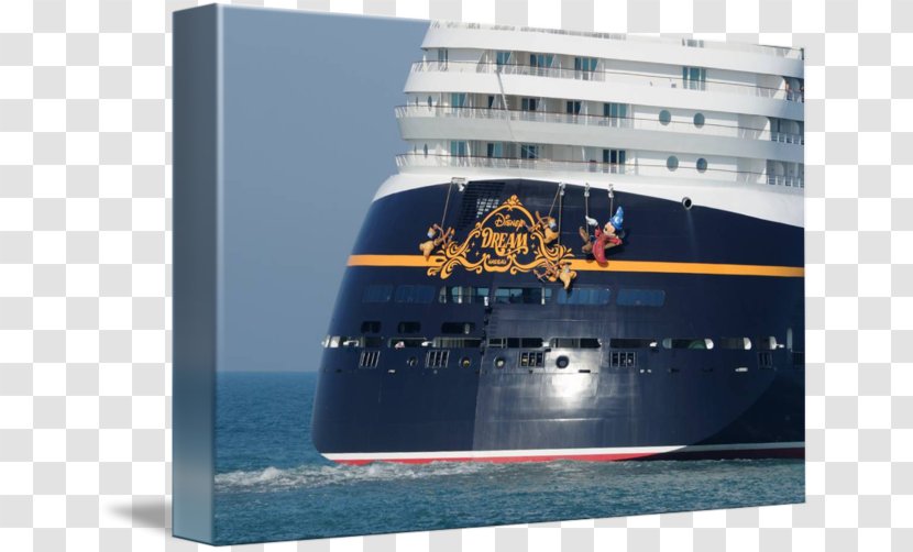 Cruise Ship Disney Line Canvas Print Magic Cape Canaveral - Naval Architecture Transparent PNG