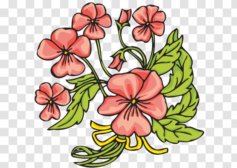 Floral Design Pansy Flower Bouquet Clip Art Transparent PNG