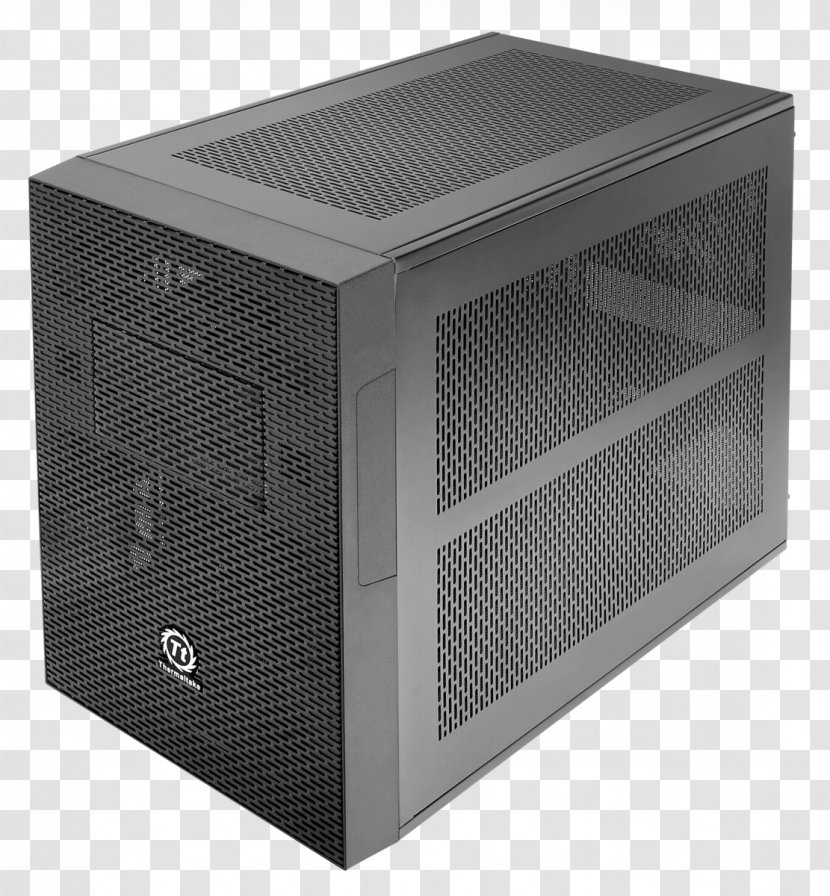 Computer Cases & Housings Power Supply Unit Mini-ITX Thermaltake Converters - Sound Box Transparent PNG