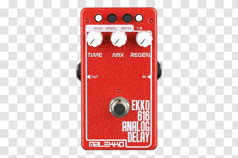 Delay Effects Processors & Pedals MALEKKO Ekko 616 Audio Electronic Musical Instruments - Frame - Heavy Industry Transparent PNG
