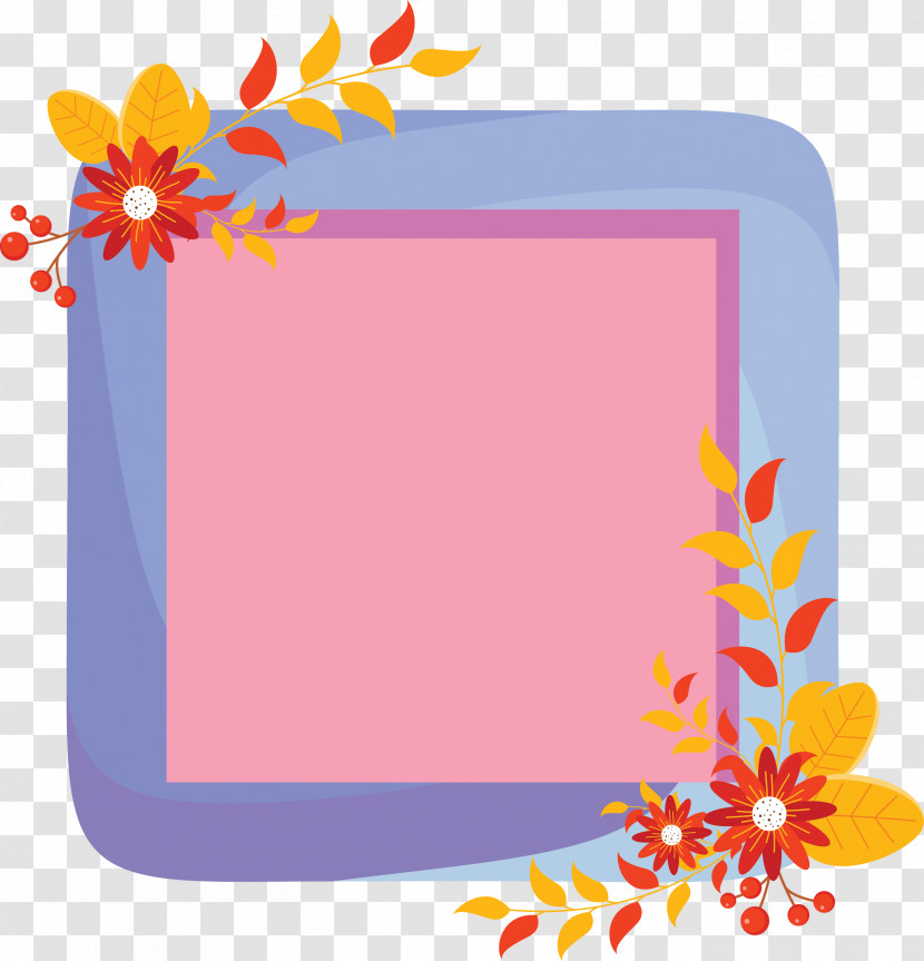 Flower Photo Frame Flower Frame Photo Frame Transparent PNG