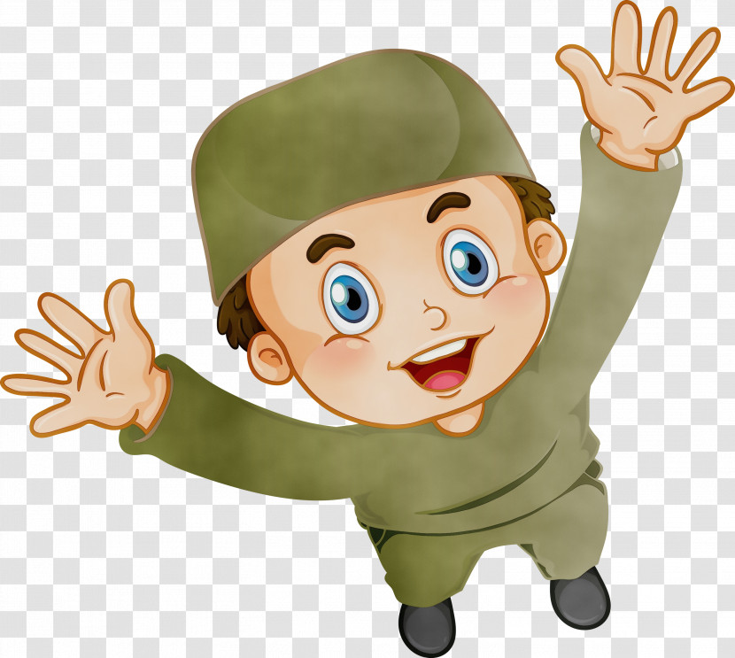 Cartoon Gesture Finger Okay Thumb Transparent PNG