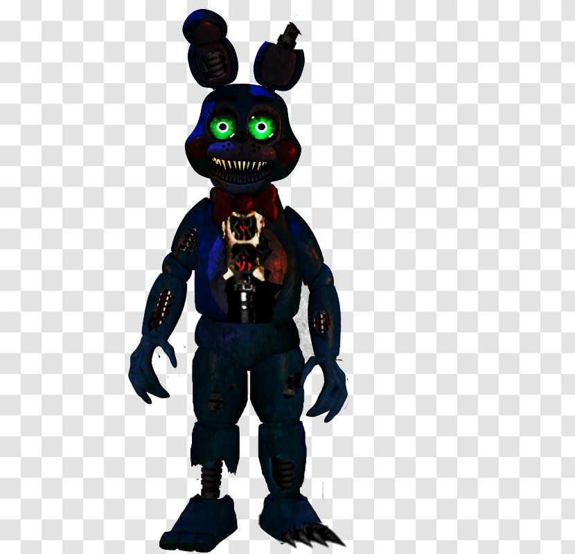 Five Nights At Freddy's 2 3 Ultimate Custom Night The Joy Of Creation: Reborn - Mascot - Nightmare Toy Bonnie Transparent PNG