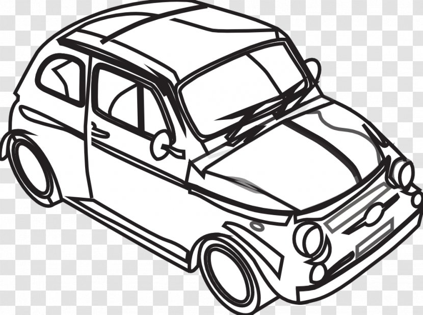 Car Black And White Clip Art - Graphics Factory Clipart Transparent PNG