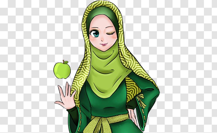 Quran Muslim Hijab Image Drawing - Cartoon - Islam Transparent PNG