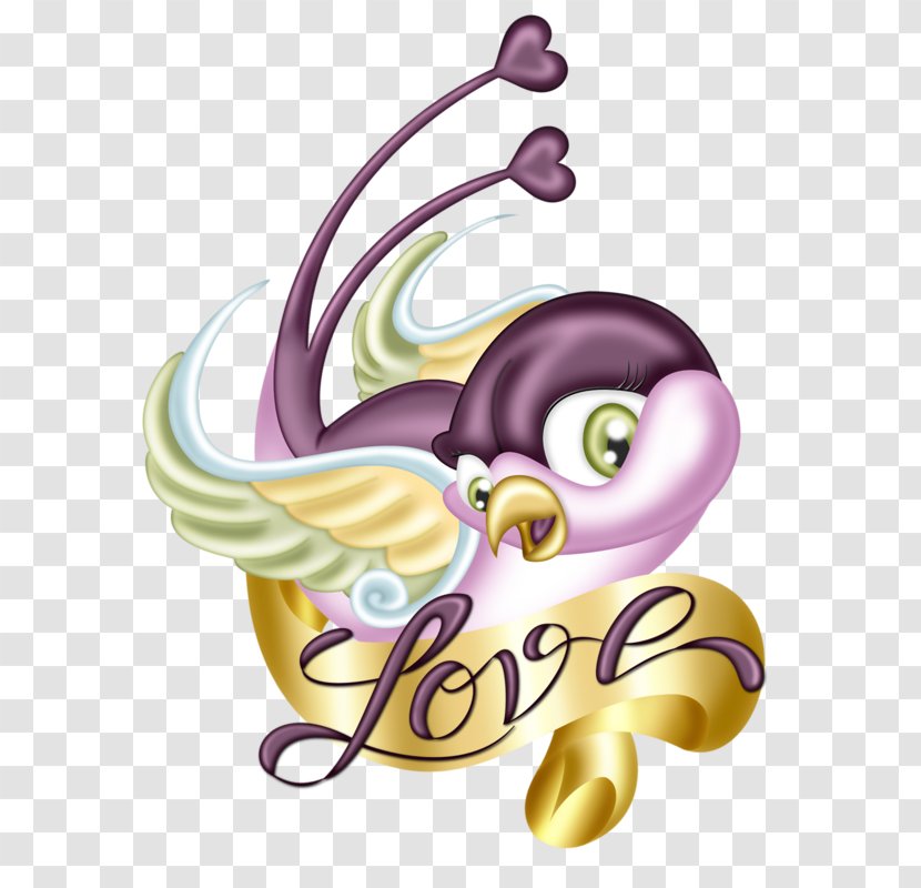 Bird Clip Art - Violet - Love Elf Transparent PNG