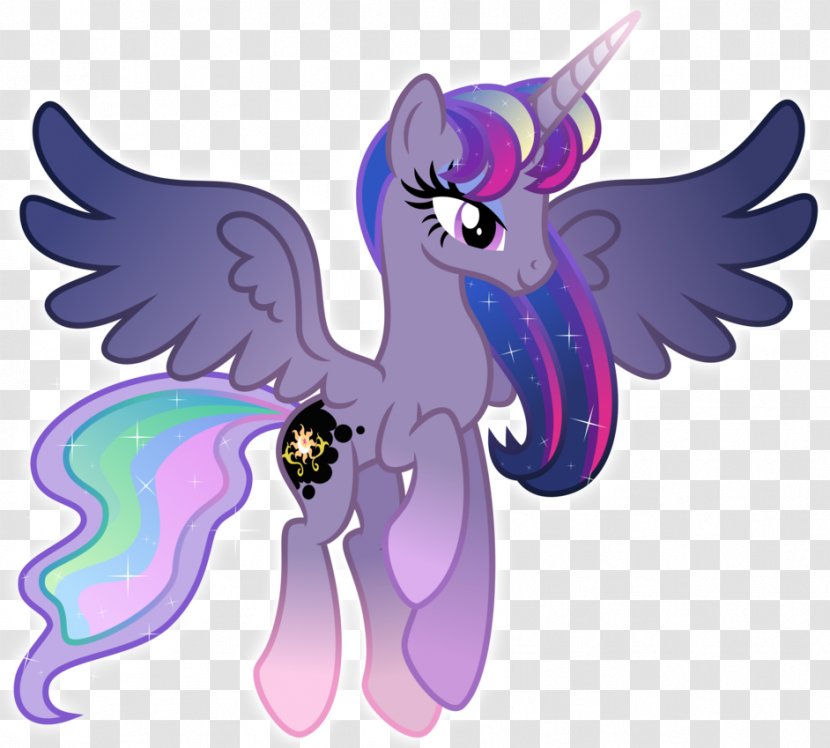 Twilight Sparkle Princess Celestia Luna Cadance Pony - Cartoon - Unicorn Horn Transparent PNG