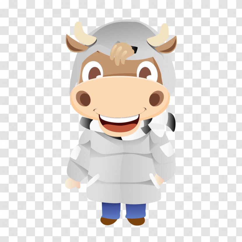 Cattle Ox Bull - Animation - Cartoon Transparent PNG
