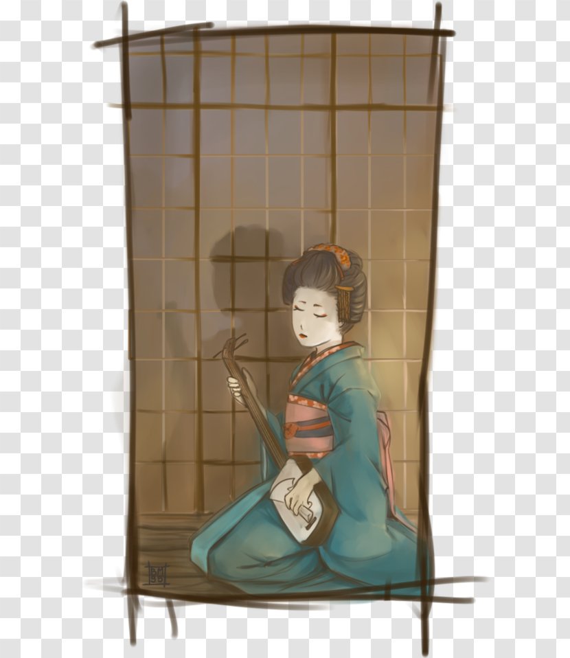 DeviantArt Geisha Oiran Maiko - Social - Shamisen Transparent PNG