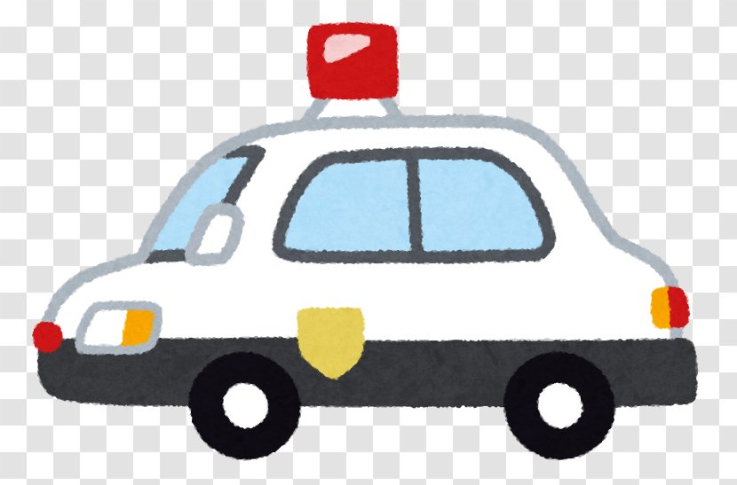 110番 いらすとや 118番 Illustrator Police Car - Wi Transparent PNG