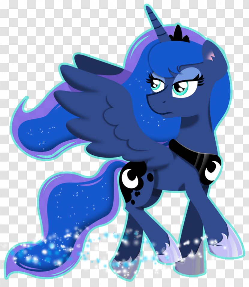 Pony Princess Luna DeviantArt - Horse Like Mammal - Star Night Transparent PNG