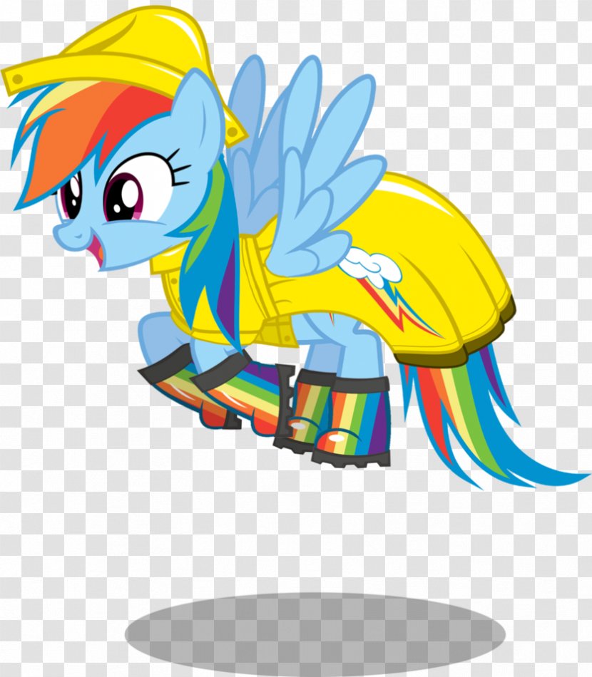 Pony Rainbow Dash Pinkie Pie Horse - Rain - After Transparent PNG