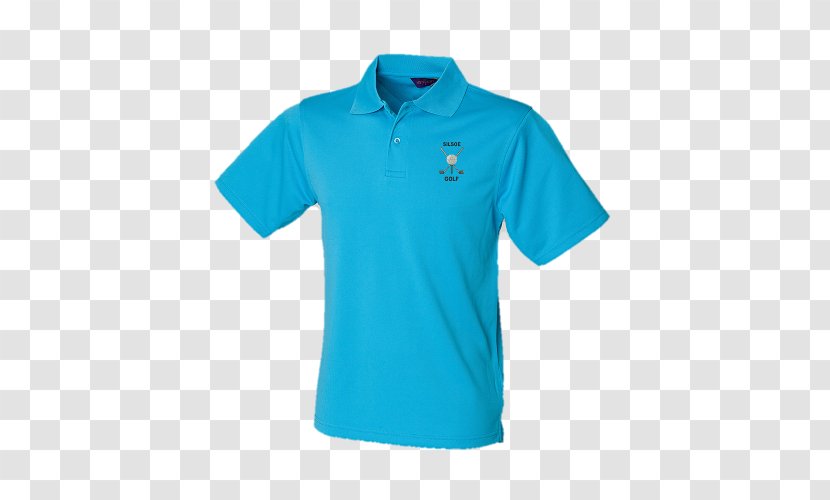 T-shirt Polo Shirt Sleeve Clothing - Blue Transparent PNG