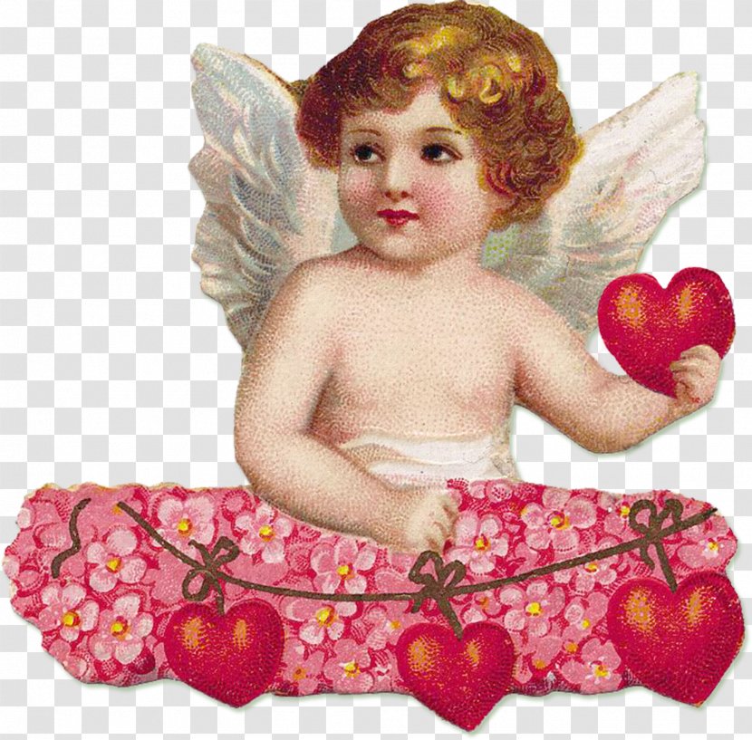 Cherub Paper Angel - Label - Whimsical Cliparts Transparent PNG