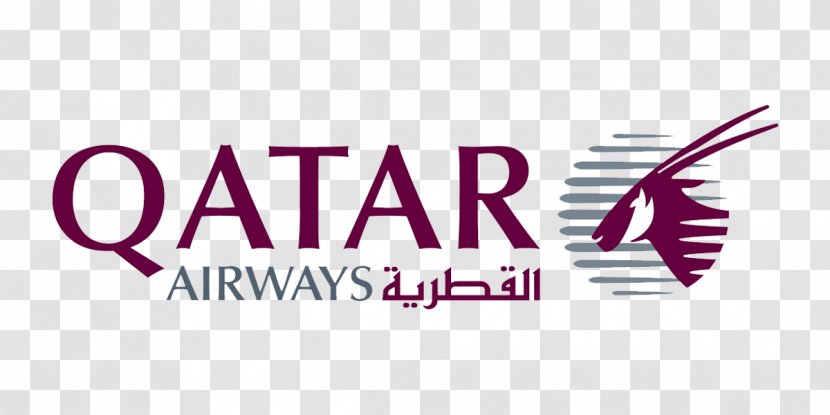 Qatar Airways Logo Aviation Airline - Magenta Transparent PNG
