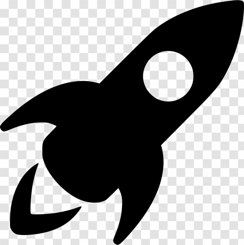 Rocket Launch Vector Graphics Spacecraft Space - Monochrome Transparent PNG