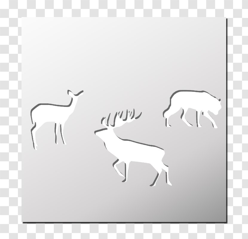 Reindeer Cattle Goat /m/02csf Antelope - White Transparent PNG