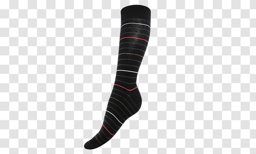 SOCK'M Black M - Sock - Color Stripes Transparent PNG
