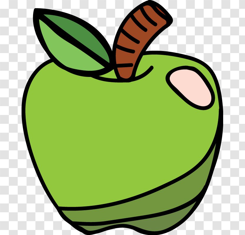 Clip Art For Back-To-School Apple Openclipart Image - Organism Transparent PNG
