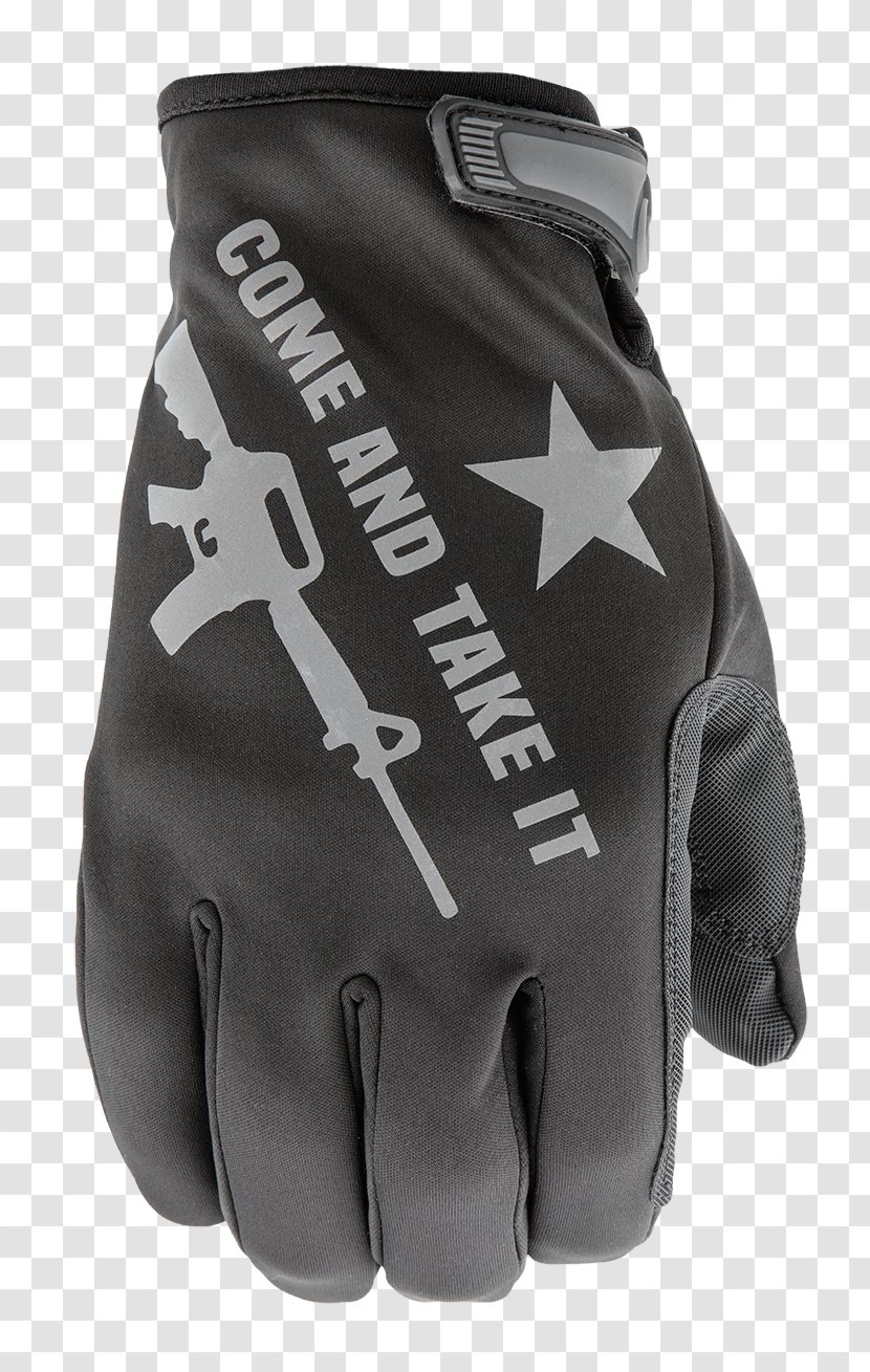 Lacrosse Glove Cycling Come And Take It - Industrious - Back Transparent PNG