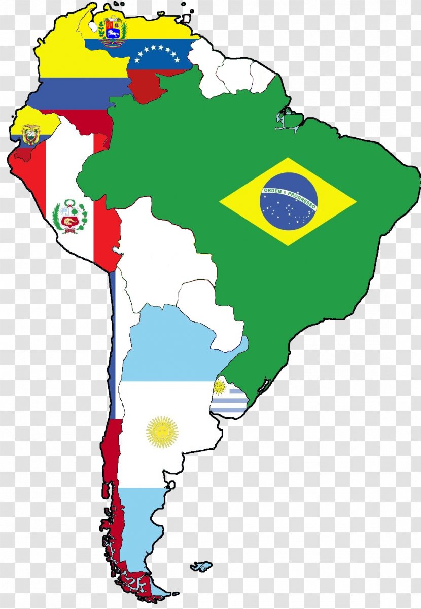 Chile Brazil United States Mapa Polityczna - South America - Map Of Asia Transparent PNG