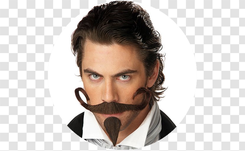 Handlebar Moustache Goatee Beard Sideburns - Hair Transparent PNG