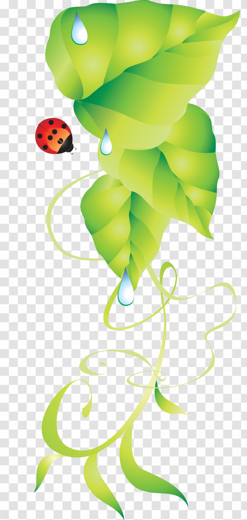 Insect Clip Art - Fictional Character - Green Leaves Transparent PNG