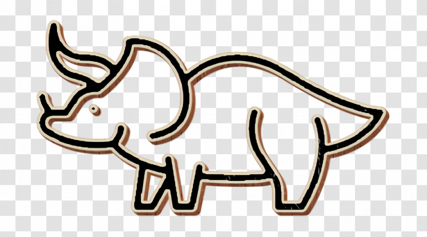 Triceratops Icon Dinosaur Icon Dinosaurs Icon Transparent PNG