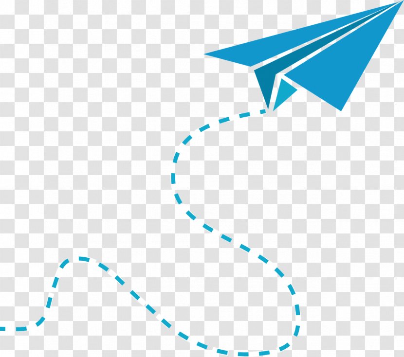 Paper Plane Airplane - Triangle - Jet Transparent PNG