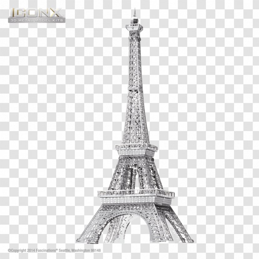 Eiffel Tower Champ De Mars 3D-Puzzle Laser Cutting Engraving - 3d Printing Transparent PNG