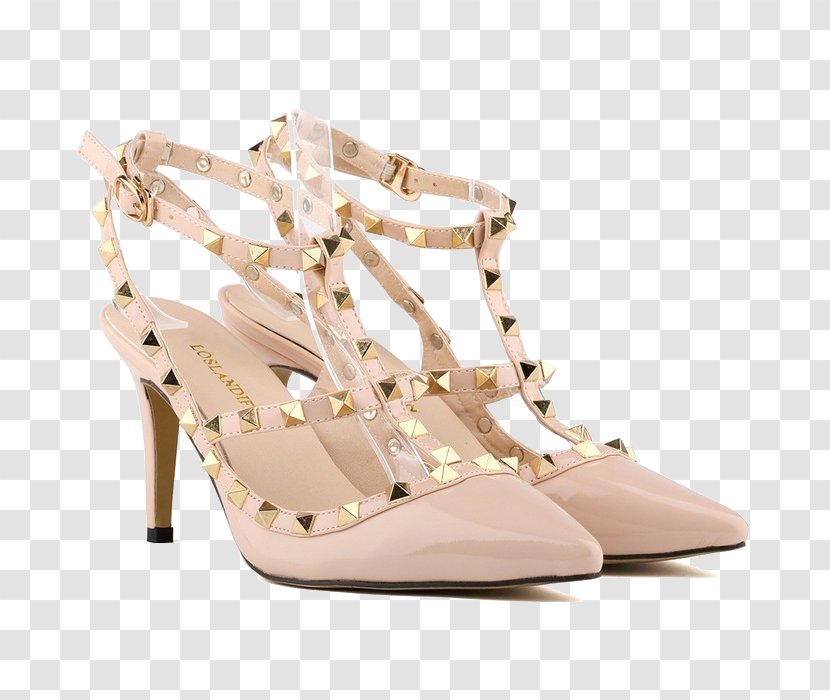 High-heeled Shoe Valentino SpA Stiletto Heel Fashion - Sandal Transparent PNG