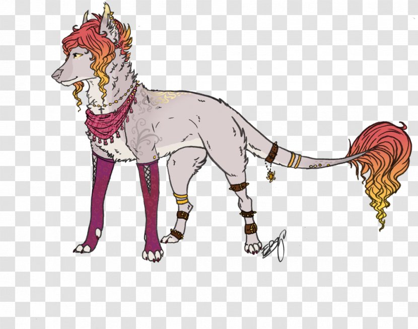 Dog Cat Horse Cartoon - Organism Transparent PNG