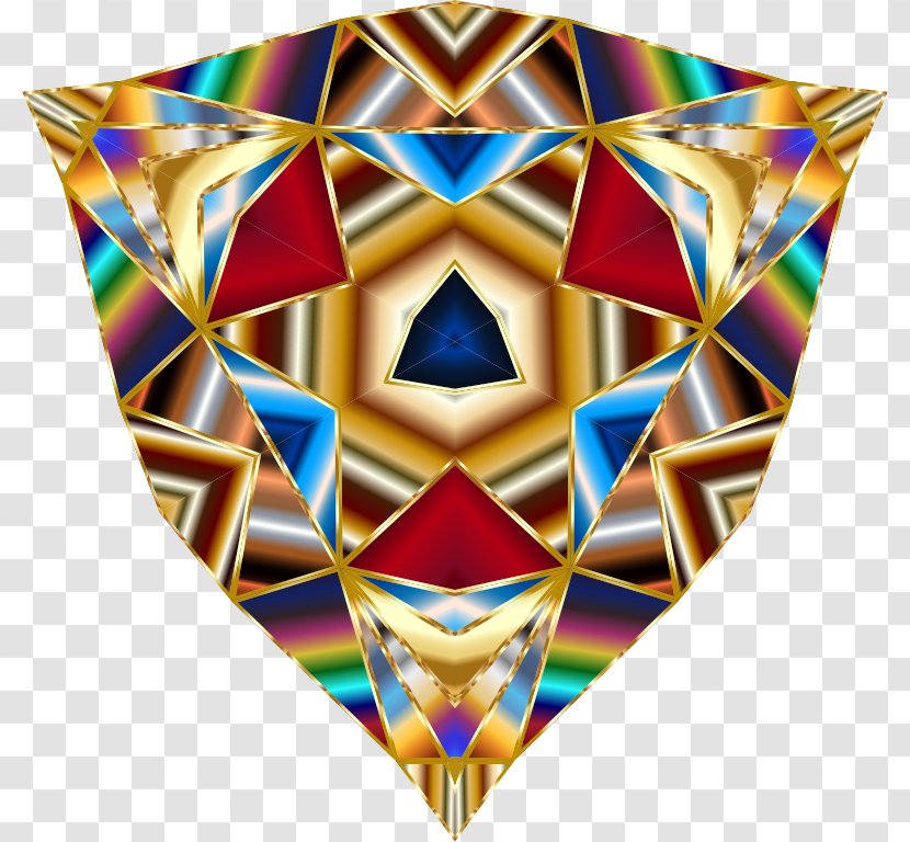 Celtic Knot Link Clip Art - Triangle - Iridescent Transparent PNG