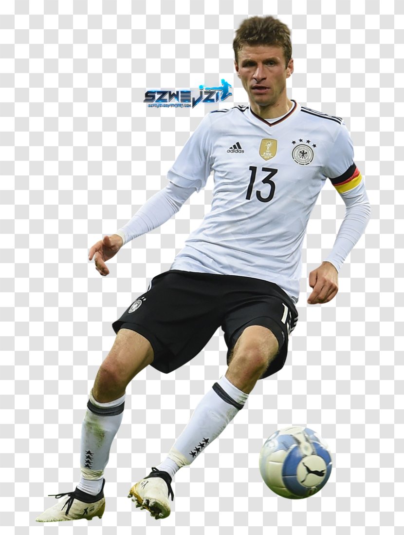 Thomas Müller 2018 World Cup Football Player Soccer - Uniform Transparent PNG
