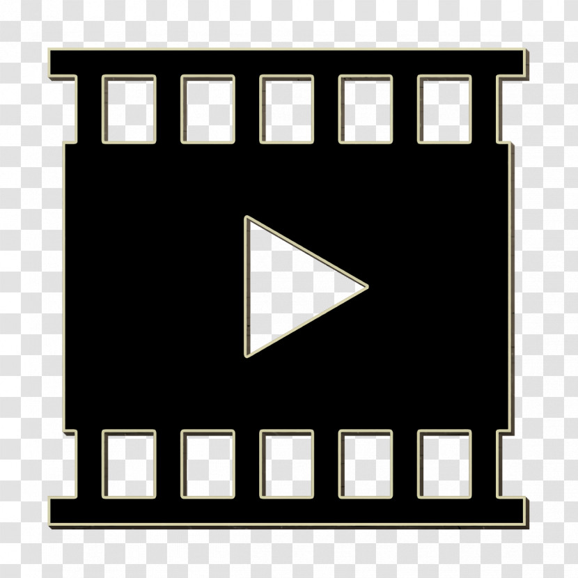 Solid Media Elements Icon Movie Icon Video Player Icon Transparent PNG