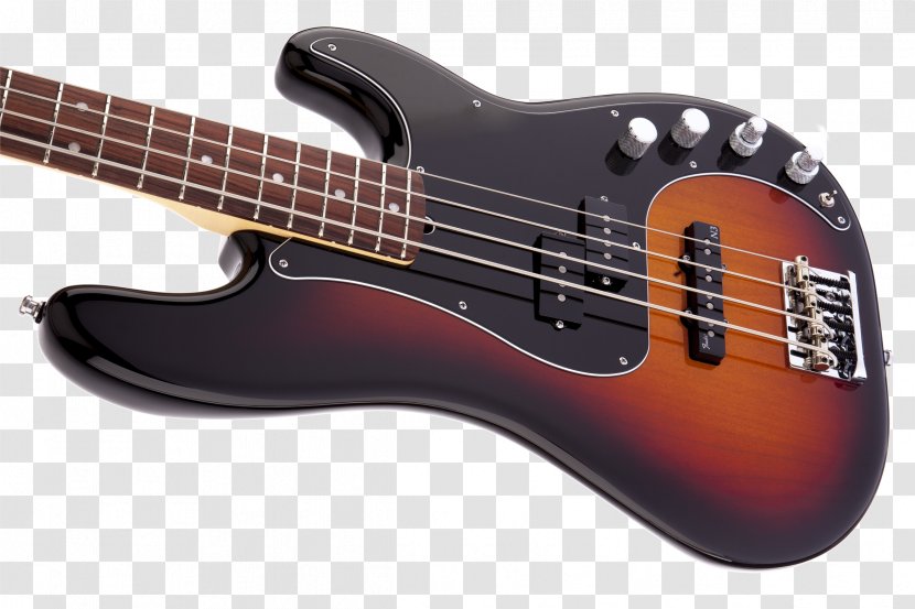 Fender Precision Bass V Mustang Guitar Musical Instruments Corporation - Watercolor Transparent PNG