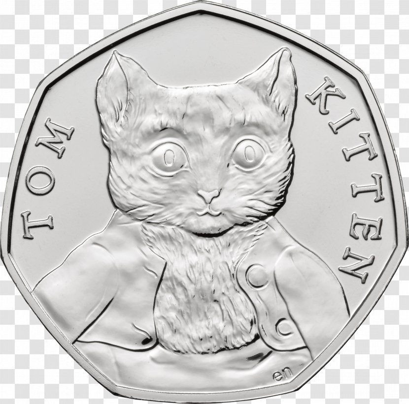The Tale Of Tom Kitten Peter Rabbit Mr. Jeremy Fisher Royal Mint - Paw - BEATRIX POTTER Transparent PNG