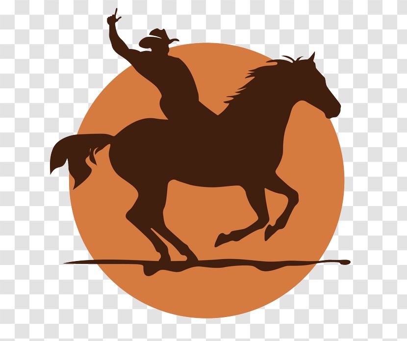 Clip Art Horse Illustration Sunset Top Tourist Park Boulia - Pack Animal - Bull Riding Rodeo Transparent PNG