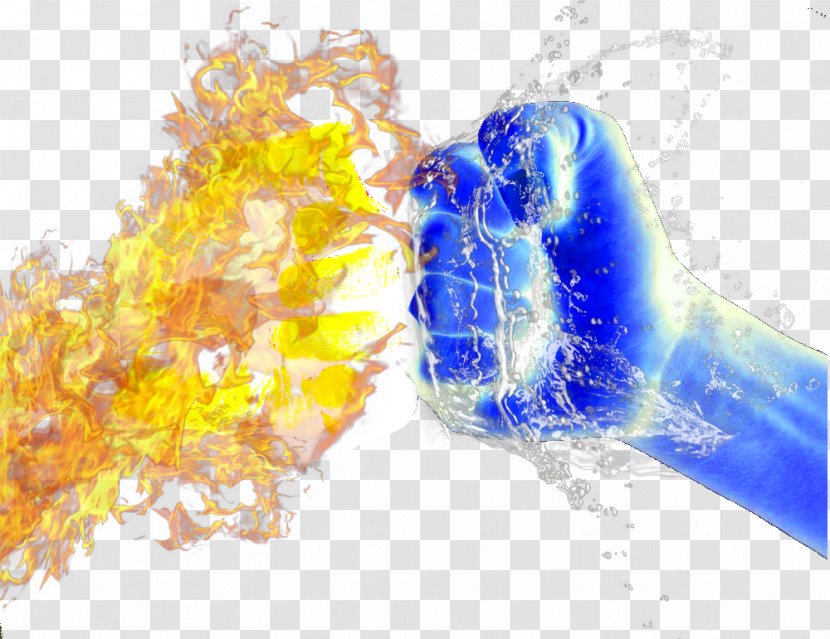 Fire Download Wallpaper - Ice And Fist Fight Transparent PNG
