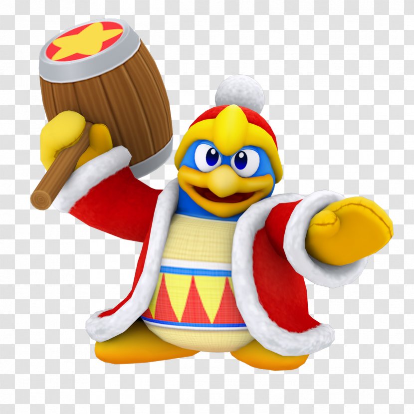 Kirby Star Allies Air Ride 64: The Crystal Shards King Dedede - Amiibo - Toy Transparent PNG