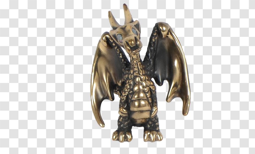 Dragon Legendary Creature Bronze Brass Sculpture - Big Transparent PNG