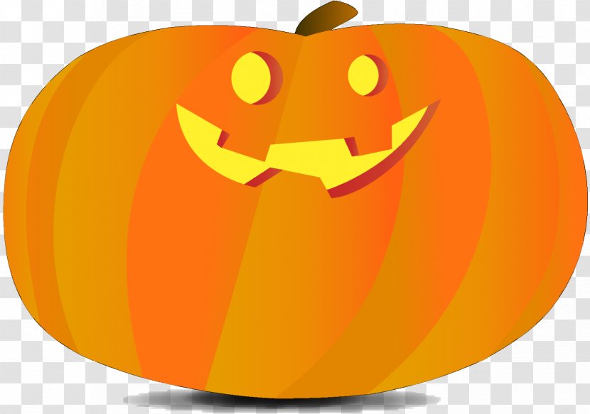 Jack-o'-lantern Calabaza Winter Squash Pumpkin - Orange Transparent PNG