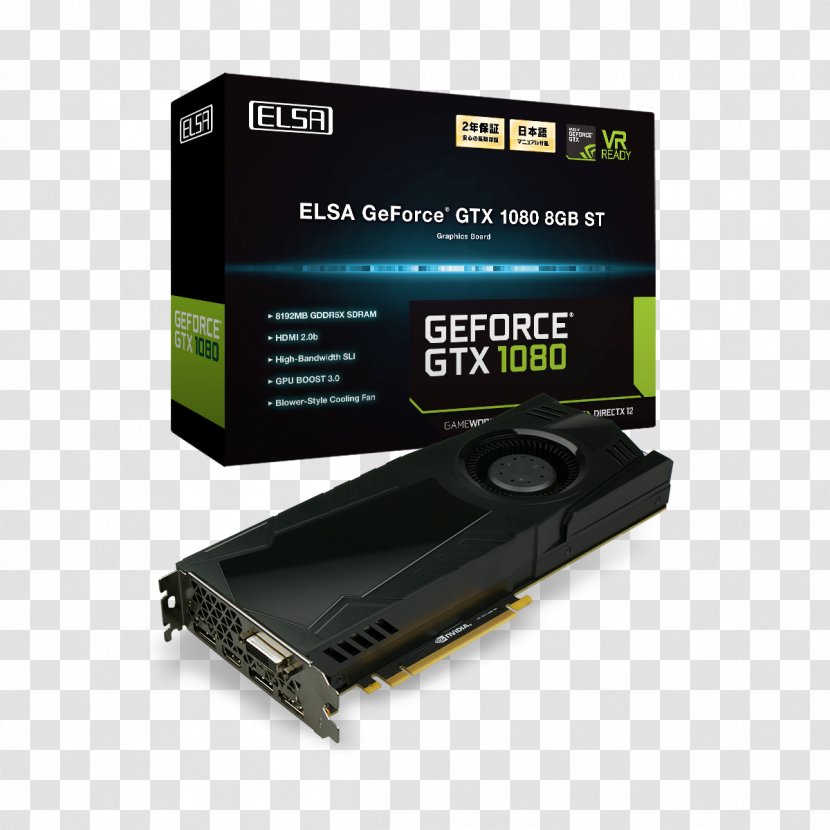 Graphics Cards & Video Adapters GeForce Nvidia Pascal EVGA Corporation - Personal Computer Transparent PNG