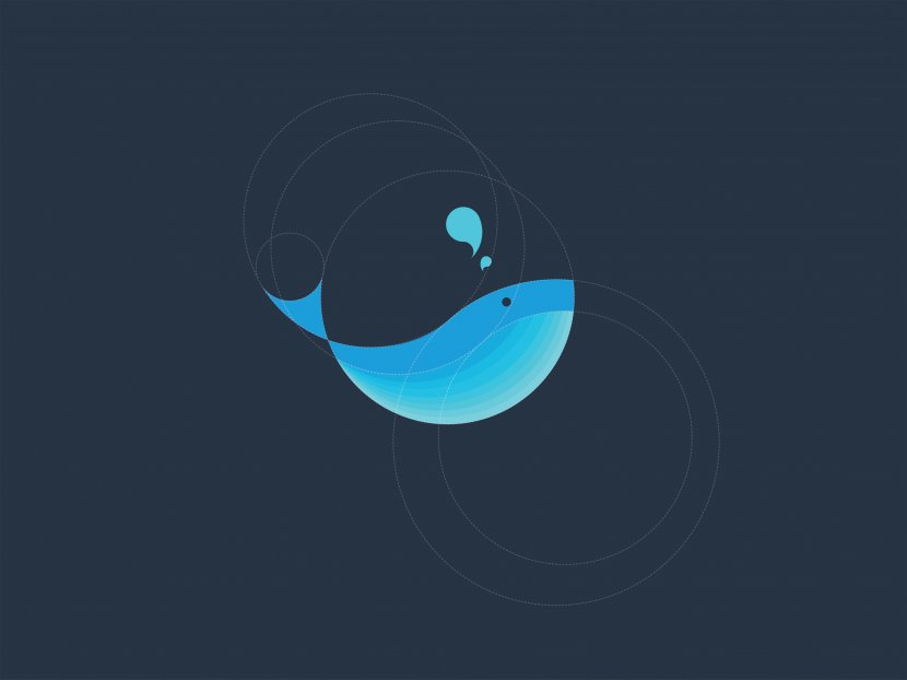 Los Logos Graphic Design - 2d Geometric Model - Whale Transparent PNG