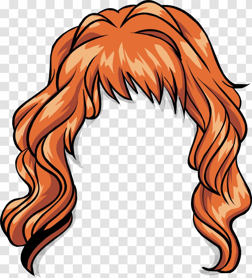 Club Penguin Hair Clip Art - Wig - MAN HAİR Transparent PNG