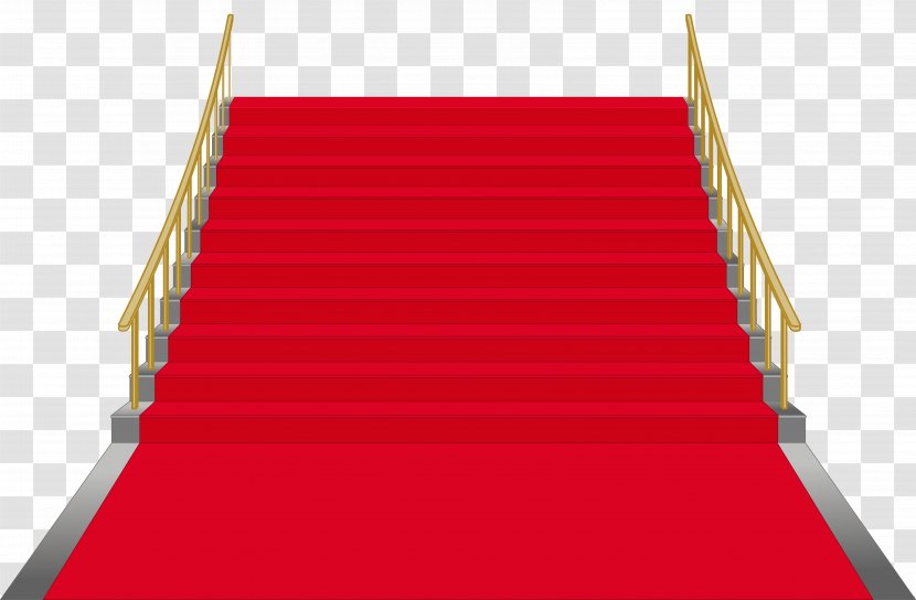 Stairs Carpet Clip Art - Red - Cliparts Transparent PNG