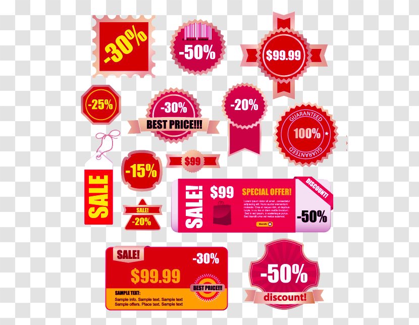 Sales Promotion Sticker Label - Advertising - Electricity Supplier Special Discounts Tag Transparent PNG
