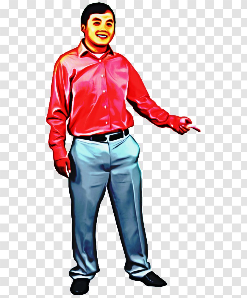 Boy Cartoon - Trousers - Gesture Transparent PNG