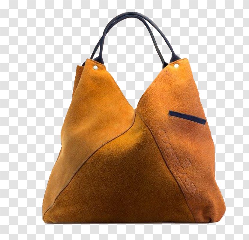 Hobo Bag Leather Handbag Wallet - Orange Transparent PNG